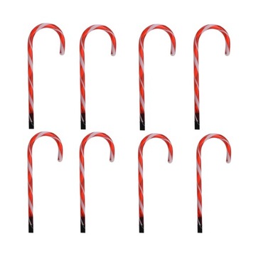 Oświetlenie LASKI CUKROWE Świecące LED x 8szt Zewnętrzne 47cm Ogrodu IP44