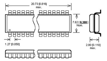 SOIC32 / SOP32 / SO32 — DIP32 1:1 Адаптер ZIF Wells CTI