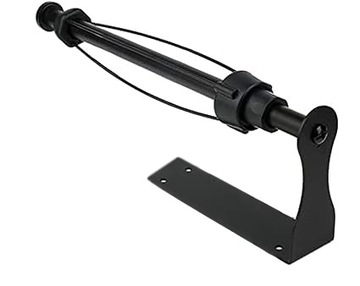 ВРАЩАЮЩИЙСЯ КУХОННЫЙ ДЕРЖАТЕЛЬ V4 ДЛЯ КУХОННЫХ ПОЛОТЕНЦЕВ Вешалка для бумажных полотенец ЧЕРНАЯ