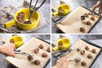 СТАЛЬНАЯ ЛОЖКА ДЛЯ МОРОЖЕНОГО для фруктового пюре - Идеально подходит для поваров