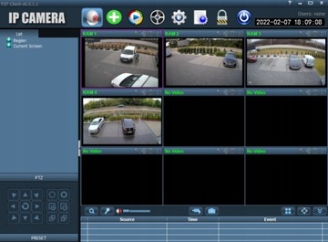 KAMERA OBROTOWA WiFi IP 5Mpx PTZ ZEWNĘTRZNA BLACK