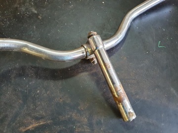 ВИНТАЖНЫЙ ВЕЛОСИПЕД PRL, РУЛЬ, КРАСИВЫЙ ХРОМ, ШАНС