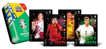 ФУТБОЛЬНЫЕ КАРТОЧКИ MEGA CAN EURO 2024 TOPPS MATCH ATTAX 44 KART +4 LIMITED