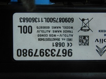 0281015415 9675073280 SADA STARTOVACÍ CITROEN C5 III 12-14 3.0 HDI