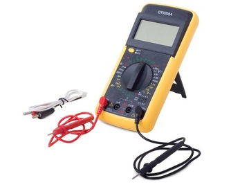 ЦИФРОВОЙ ЖК-ИЗМЕРИТЕЛЬ ТОКА МУЛЬТИМЕТР DT9208A ЗОНД