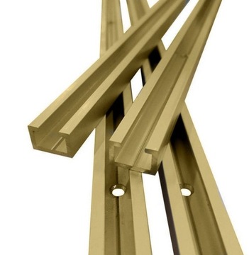 Profil aluminiowy C T-track 17x11mm 1m GOLD otw