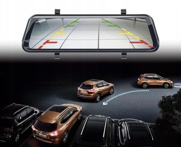 Зеркальный рекордер 2K 10, камера заднего вида, Wi-Fi, GPS
