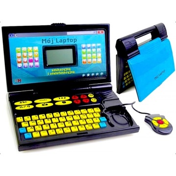 ОБРАЗОВАТЕЛЬНЫЙ НОУТБУК С 50 ПРОГРАММАМИ ГОВОРИТ НА ПОЛЬСКОМ ЯЗЫКЕ