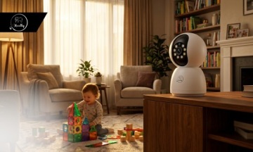 IP КАМЕРА 5 МП ЗУМ ВНУТРИ ПОВОРОТНАЯ WIFI СИГНАЛИЗАЦИЯ ДЕТЕКЦИЯ FHD УМНАЯ