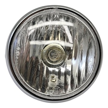 ЛАМПА ФАРА МОТОЦИКЛА SUZUKI GN 125 ПЕРЕДНЯЯ ХРОМ