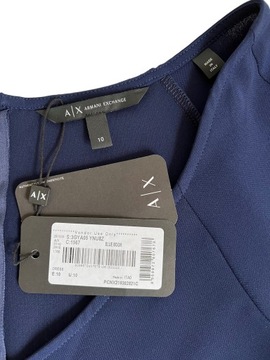 ARMANI EXCHANGE sukienka granatowa do łydek r. XL