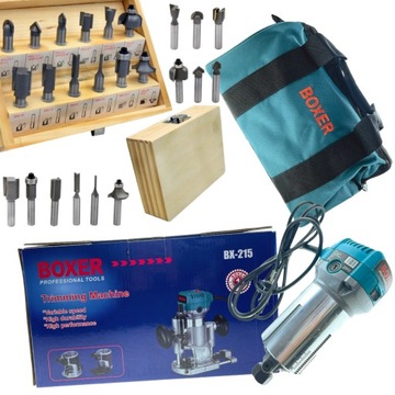 ФРЕЗЕРНЫЙ СТАНОК ВЕРХНЕГО ШПИНДЕЛЯ 2500ВТ 8 ММ + 12 ФРЕЗ