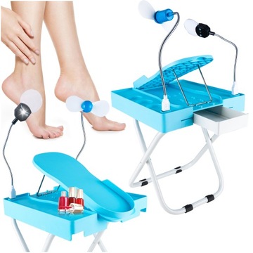 STOLIK kosmetyczny PODSTAWKA DO pedicure Malowania