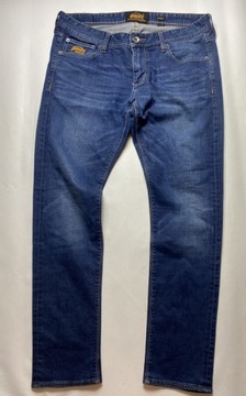 SUPERDRY Super Dry vintage oryginalne Spodnie Skinny Jeansy W 36 L 32