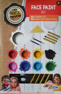 FARBKI do TWARZY duże 16 elementów PREMIUM GRAFIX