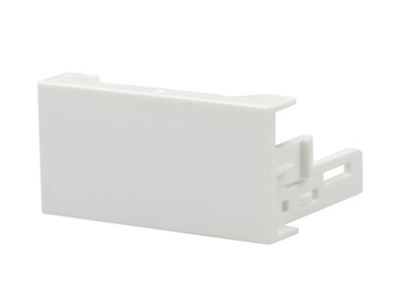 Mediabox 45x45 moduł 1M 22,5x45mm zaślepka biała