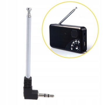 1PC 3.5mm Radio Receiver Antenna Stainless Steel