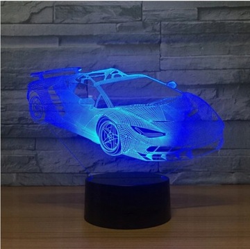 Светодиодный ночник 3D CAR Lamborghini