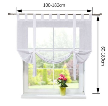 РИМСКИЕ шторы Вуаль Римские шторы на карнизе