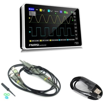 Oscyloskop cyfrowy FNIRSI 1013D z 7-calowym ekranem dotykowym TFT LCD