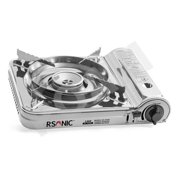 TANIO!KUCHENKA TURYSTYCZNA GAZOWA SLIM RSONIC WALIZKA MOC 2,9kW+4GAZY
