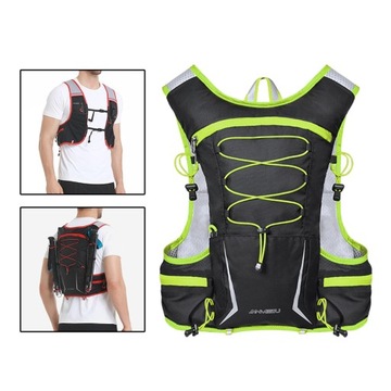 Рюкзак для велосипедного рюкзака каждый день зеленый 17,5 x 21,5 x 43 см