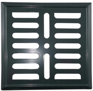 KRATKA WENTYLACYJNA 14 X 14 RAMKA MALOWANA GRAFIT