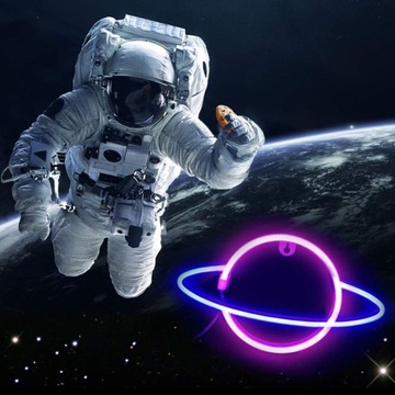 Neon Bedee Planet Neon Light 30 x 17,5 cm