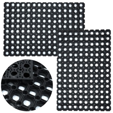 Ажурный резиновый входной коврик НАБОР 40x60