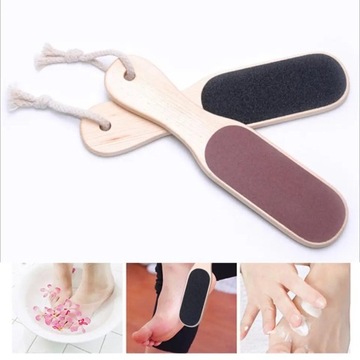 TARKA PUMEKS do stóp pięt pedicure dwustronna drewniana 100/180