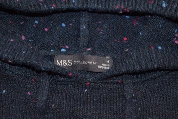 MĘSKI SWETER MARKS&SPENCER Z KAPTUREM ROZ.M