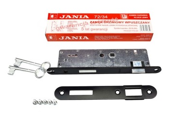 ZAMEK WĄSKI JANIA ZAPADKA KLUCZ 72/34 (Z218-ZKL) L