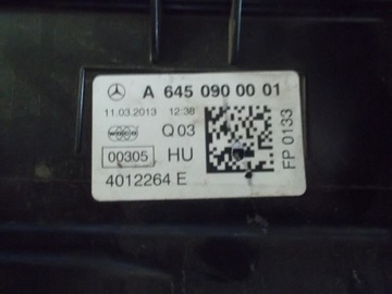 MERCEDES A6450900001 A6450900000 POUZDRO FILTRU VZDUCHU