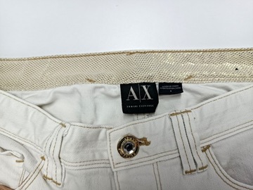 ARMANI AX ELASTYCZNE MARKOWE EXTRA JEANSY r. 8