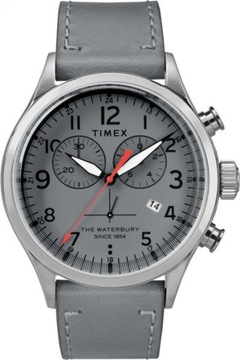 Zegarek męski na pasku Timex chrono szary