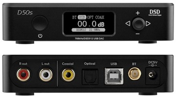 Konwerter Przetwornik DAC Topping D50s - czarny