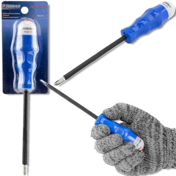 FORSAGE Wkrętak z podświetleniem LED i MAGNETYCZNĄ końcówką - PH2x125