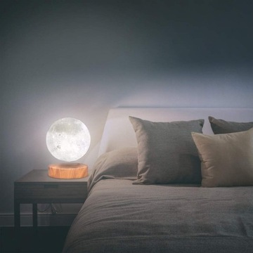 МАГНИТНАЯ ЛЕВИТАЦИЯ RGB LED ЛУННЫЙ СВЕТ 16 ЦВЕТОВ С ОСНОВАНИЕМ