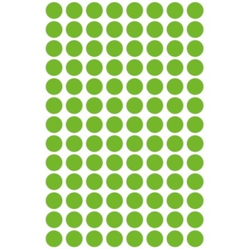 Этикетки маркировочные Avery круглые 8мм 416шт х5