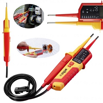 TESTER NAPIĘCIA I CIĄGŁOŚCI OBWODU MIERNIK NAPIĘCIA 0,5 – 1000V AC CAT IV