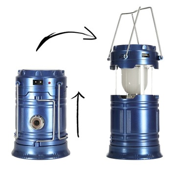 Ikonka KX4836 синий походный фонарь