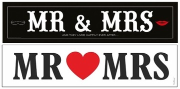 TABLICE WESELNE ŚLUBNE NA SAMOCHÓD AUTO 42 WZORY