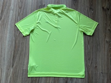 NIKE GOLF TOUR PERFORMANCE MĘSKA KOSZULKA POLO KRÓTKI RĘKAW R. L ŻÓŁTY NEON