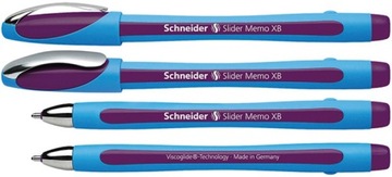 Długopis SCHNEIDER Slider Memo XB fioletowy
