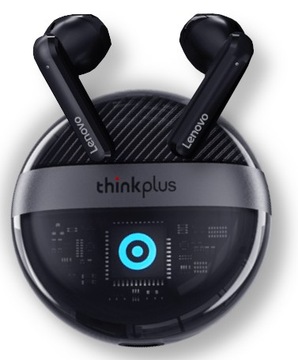 Słuchawki bezprzewodowe douszne LENOVO T40 Bluetooth 5.2 czarne TWS DAC