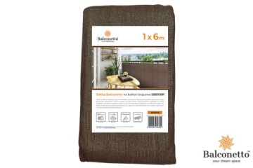 БАЛКОННОЕ ПОКРЫТИЕ коричневый МАТ для покрытия БАЛКОННОЙ ТЕРРАСЫ БАЛЮСТРАДЫ 1x6м