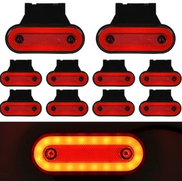 10 SZT LAMPA OBRYSOWA LED OBRYSÓWKA OBRYSÓWKI