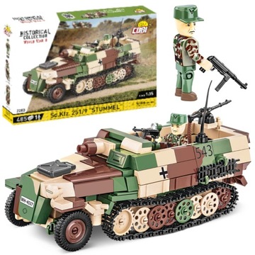 KLOCKI COBI 2283 TRANSPORTER SD.KFZ. 251/9 STUMMEL