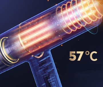 Маленький фен с ионизацией 800 Вт с диффузором ионизации