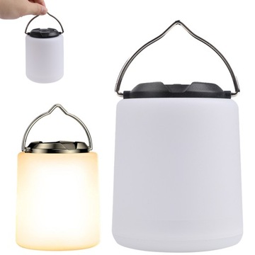 LAMPA KEMPING LED OŚWIETLENIE NAMIOT USB LATARKA